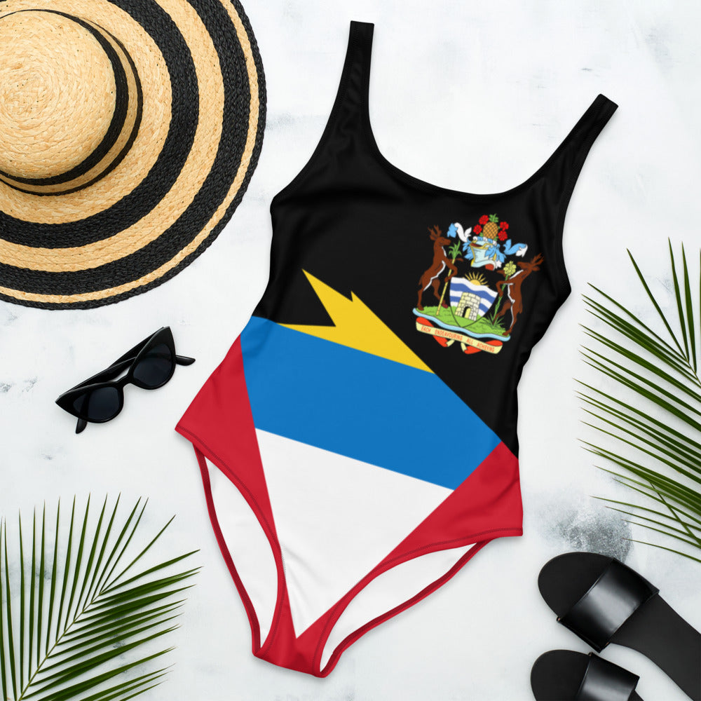 Antigua and Barbuda One Piece Swimsuit westindimade Shop