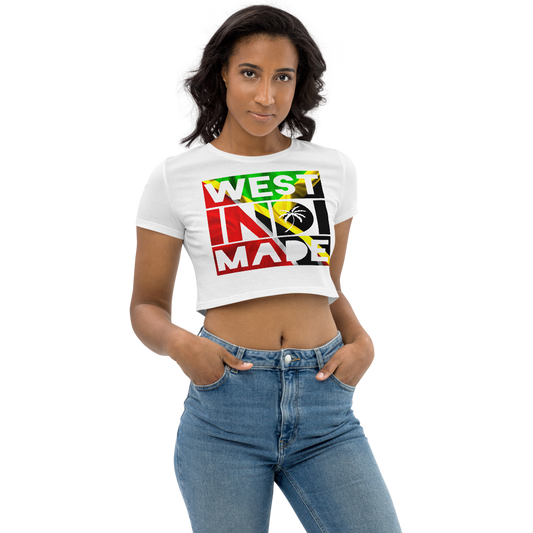 jmaica trinidad MIX Flag Crop Top