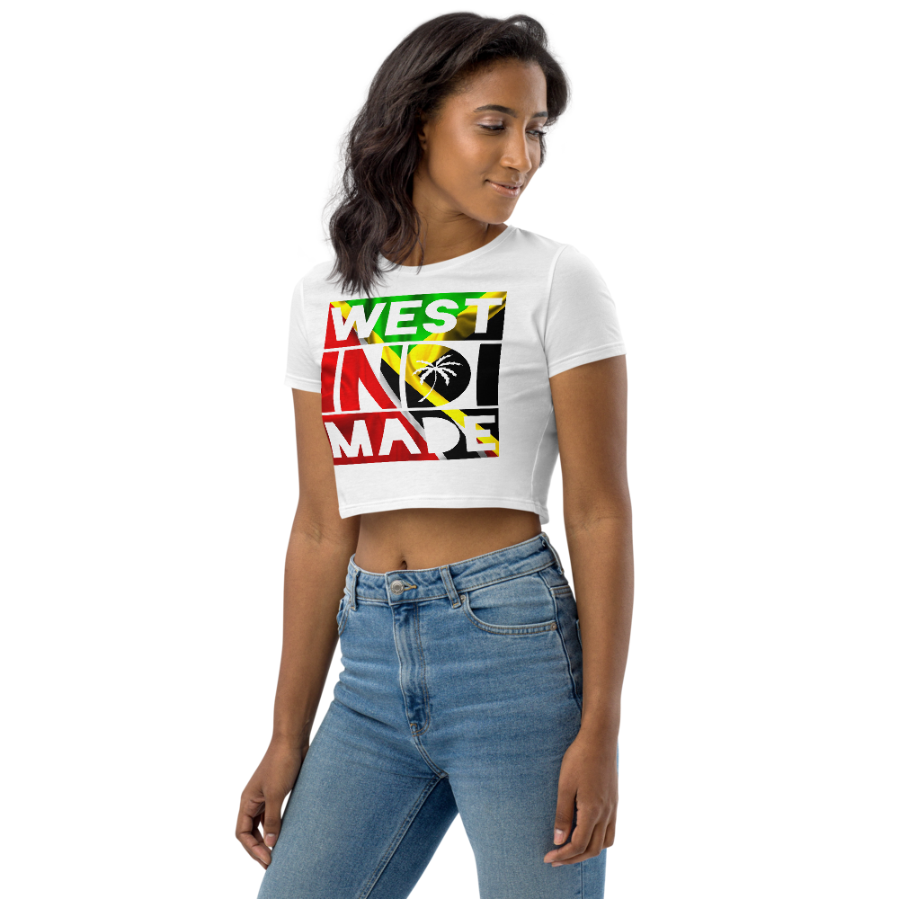 jmaica trinidad MIX Flag Crop Top