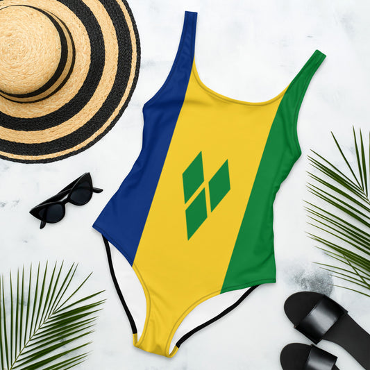 Saint Vincent and the Grenadine One-Piece Swimsuit